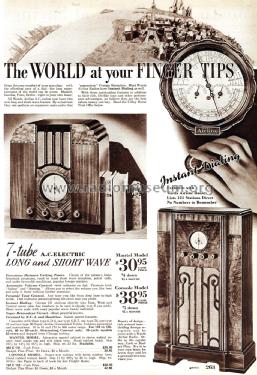 Airline 62-131 Order= 462 B 131; Montgomery Ward & Co (ID = 1756648) Radio