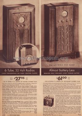 Airline 62-136 Order= 162 B 136; Montgomery Ward & Co (ID = 1824325) Radio