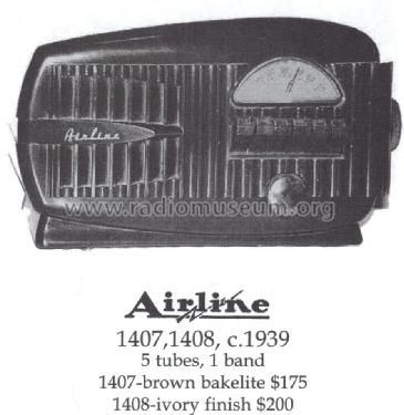 Airline 1407 ; Montgomery Ward & Co (ID = 1392281) Radio