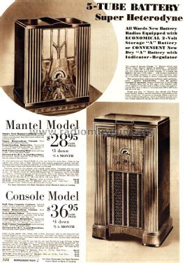 Airline 141 Order= 162 B 141; Montgomery Ward & Co (ID = 1756600) Radio