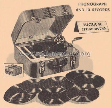 Airline 1445 Order= 451 B 1445 Phonograph; Montgomery Ward & Co (ID = 1925551) TalkingM