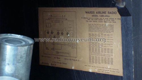 Airline 14BR-689A Order= P162 A 689 ; Montgomery Ward & Co (ID = 1290164) Radio