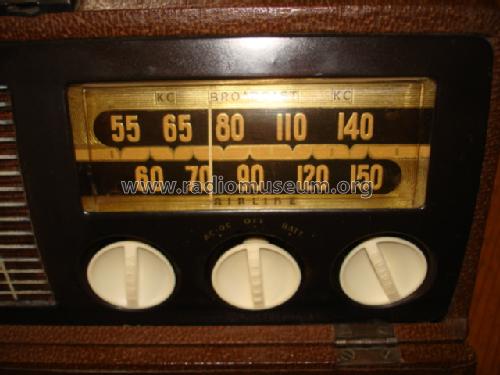 Airline 14WG 690B Order= P462 A 1690 ; Montgomery Ward & Co (ID = 621183) Radio