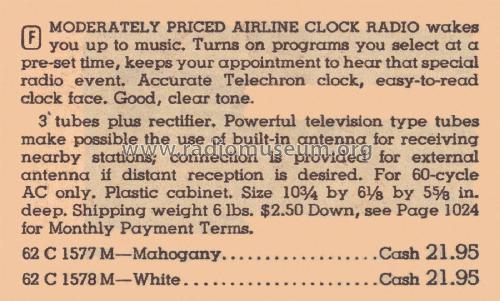 Airline 1577 ; Montgomery Ward & Co (ID = 2077868) Radio