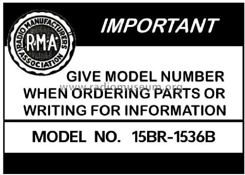 Airline 15BR-1536B ; Montgomery Ward & Co (ID = 2823688) Radio