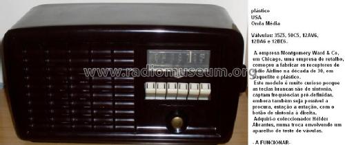 Airline 15BR-1536B ; Montgomery Ward & Co (ID = 801774) Radio