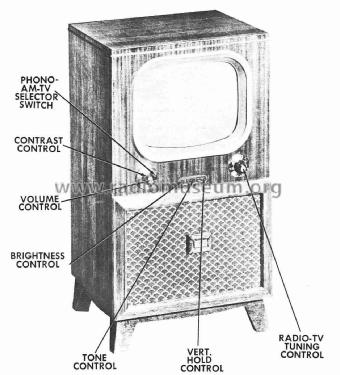 Airline 15BR-3035A; Montgomery Ward & Co (ID = 3006159) Television