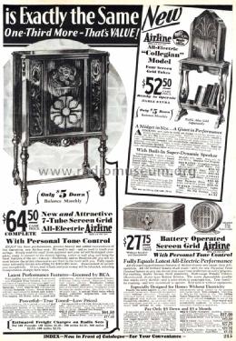 Airline 1700 Order= 662 B 1700; Montgomery Ward & Co (ID = 1750002) Radio