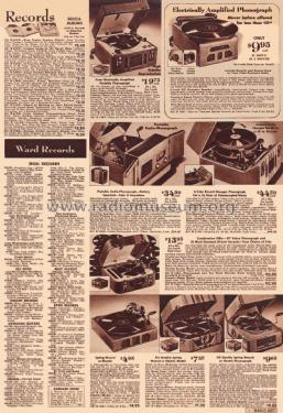 Airline 2198 Order= 451 B 2198 Record Changer Phonograph; Montgomery Ward & Co (ID = 1919464) Sonido-V