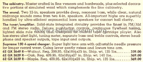 Airline 2649 Order=62 GX 2649R; Montgomery Ward & Co (ID = 1686007) Radio