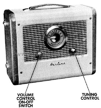 Airline 35GHM-1073C ; Montgomery Ward & Co (ID = 551785) Radio