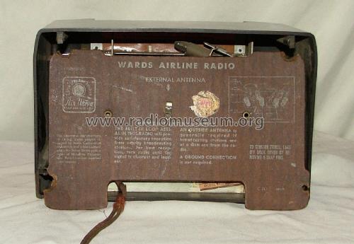 Airline 54BR-1503A Order= 62 C 1503M ; Montgomery Ward & Co (ID = 2333414) Radio