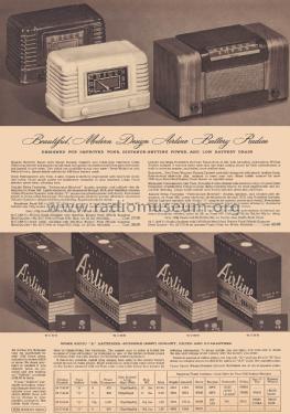 Airline 54KP-1209A Order= 62 C 1409 Y ; Montgomery Ward & Co (ID = 2001592) Radio