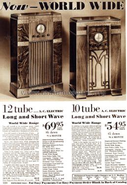 Airline 62-137 Order= 162 B 137; Montgomery Ward & Co (ID = 1756549) Radio