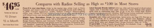 Airline 62-905 Order= P162 B 905 ; Montgomery Ward & Co (ID = 1885464) Radio