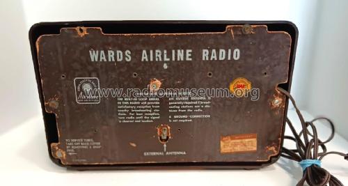 Airline 64BR-1513A Order= 62 C 1513 M; Montgomery Ward & Co (ID = 3012221) Radio