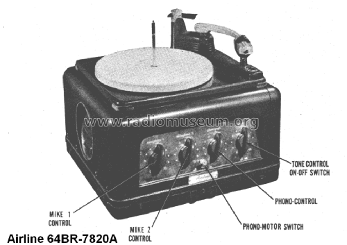 Airline 64BR-7810A Order= 62 C 7810 RT ; Montgomery Ward & Co (ID = 1462530) R-Player