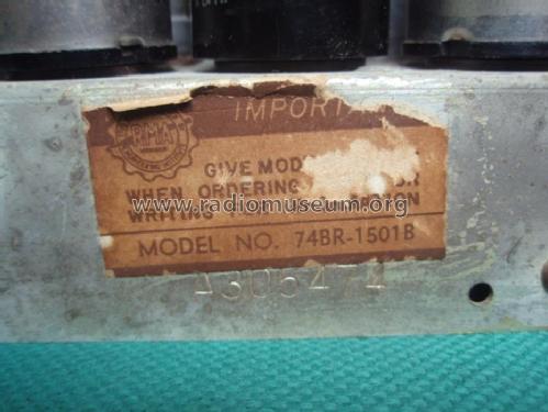 Airline 74BR-1501B Order= 62 A 1501M ; Montgomery Ward & Co (ID = 631363) Radio