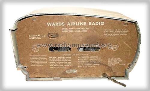 Airline 74BR-1508A; Montgomery Ward & Co (ID = 274165) Radio