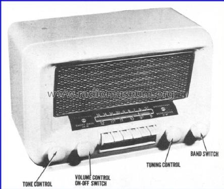 Airline 74BR-1514B; Montgomery Ward & Co (ID = 391466) Radio