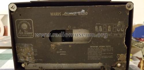 Airline 74WG-1509A Order= 62 C 1509M; Montgomery Ward & Co (ID = 2435121) Radio