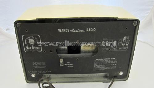 Airline 74WG-1510A Order= 62 C 1510M; Montgomery Ward & Co (ID = 2813242) Radio