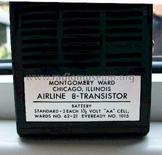 Wards Airline 8-Transistor Radio Montgomery Ward & Co |Radiomuseum.org