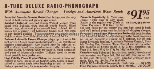 Airline 93WG-805 Order= 162 C 805 ; Montgomery Ward & Co (ID = 1891225) Radio