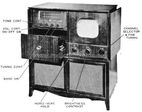 Airline 94WG-3008A; Montgomery Ward & Co (ID = 1435252) TV Radio