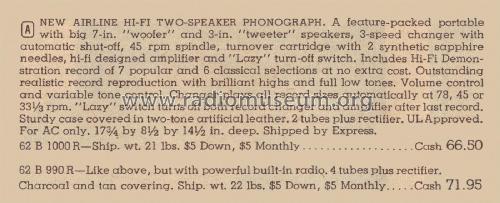 Airline 990 ; Montgomery Ward & Co (ID = 2084621) Radio