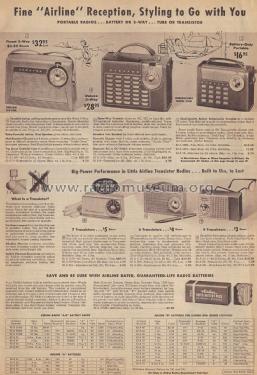 Airline GEN-1090A ; Montgomery Ward & Co (ID = 2121363) Radio