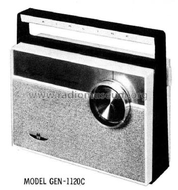 Airline GEN-1120C ; Montgomery Ward & Co (ID = 595145) Radio