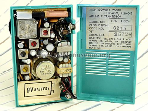 Airline GEN-1157A ; Montgomery Ward & Co (ID = 2236314) Radio