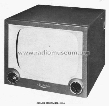 Airline GSL-4013A; Montgomery Ward & Co (ID = 2756023) Televisore