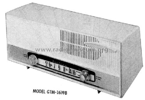 Airline GTM-1638A ; Montgomery Ward & Co (ID = 551694) Radio