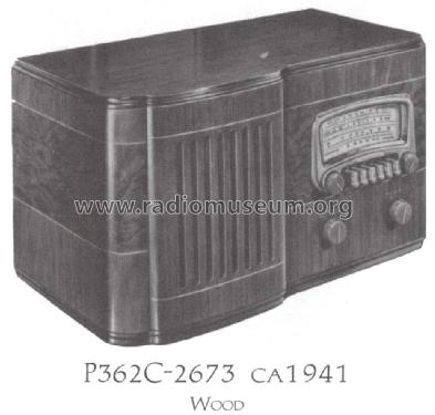 Airline 04WG-2673A Order= P362 B 2673 ; Montgomery Ward & Co (ID = 1487529) Radio