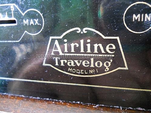 Airline Travelog Model No.1; Montgomery Ward & Co (ID = 1146254) Radio