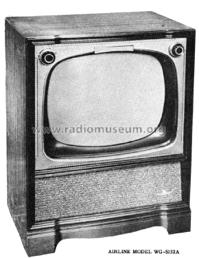 Airline WG-5132A ; Montgomery Ward & Co (ID = 1852336) Television