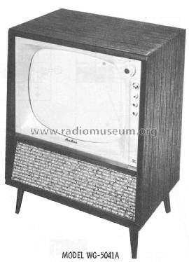 Ch= WG-5041A; Montgomery Ward & Co (ID = 2572789) Television