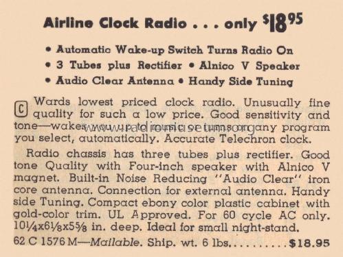 GSL-1576B ; Montgomery Ward & Co (ID = 2112375) Radio