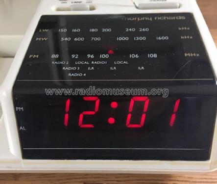 3-Band Alarm Clock Lamp Radio CR 327; Morphy-Richards Ltd. (ID = 2915329) Radio