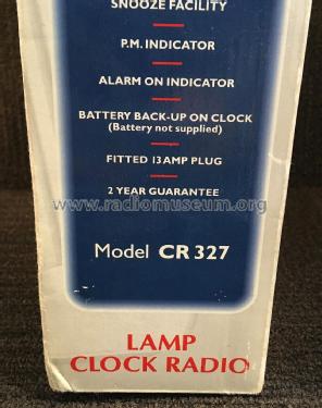 3-Band Alarm Clock Lamp Radio CR 327; Morphy-Richards Ltd. (ID = 2915332) Radio