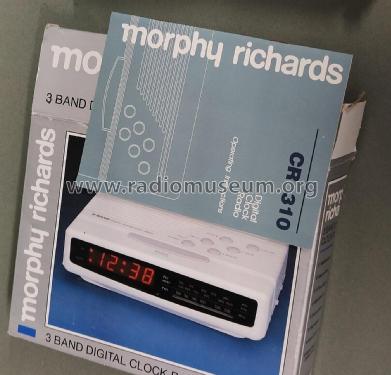 3 Band Digital Alarm Clock Radio CR310; Morphy-Richards Ltd. (ID = 2915437) Radio