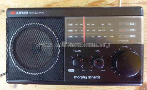 3 Band Portable Radio R190; Morphy-Richards Ltd. (ID = 2995203) Radio