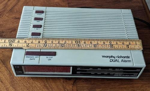 Dual Alarm Clock Radio CR 352; Morphy-Richards Ltd. (ID = 2915199) Radio