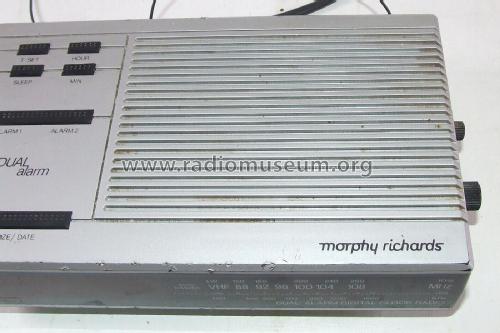 Dual Alarm Digital Clock Radio CR 339; Morphy-Richards Ltd. (ID = 2915343) Radio