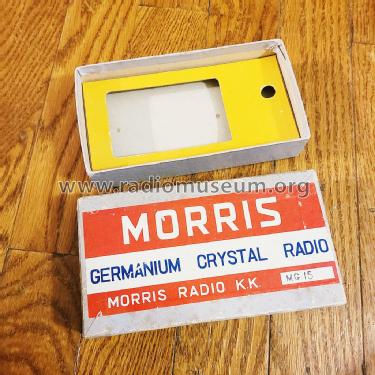 Germanium Crystal Radio MG 15; Morris Radio K.K.; (ID = 2783804) Crystal