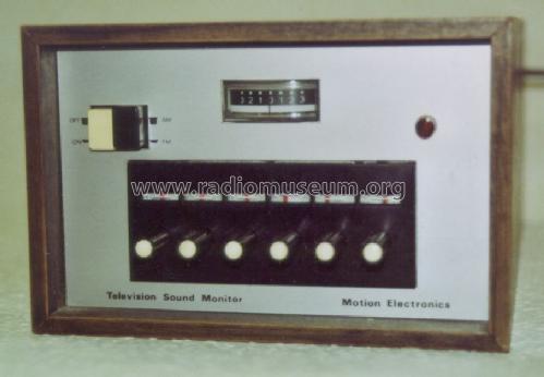 Television Sound Monitor ; Motion Electronics (ID = 231554) Commercial Re