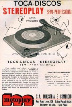 Toca discos Stereoplay; Motoplay S.A. (ID = 1906806) R-Player