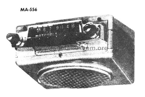 MA-556 ; Motorola Canada Ltd. (ID = 2299043) Car Radio